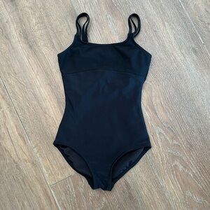 Carpezio girls leotard. Size M. Color black.